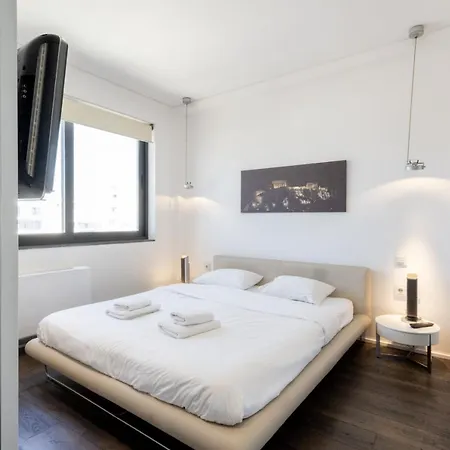 Apartment Luxury Industrial Style In Gazi Square Athens