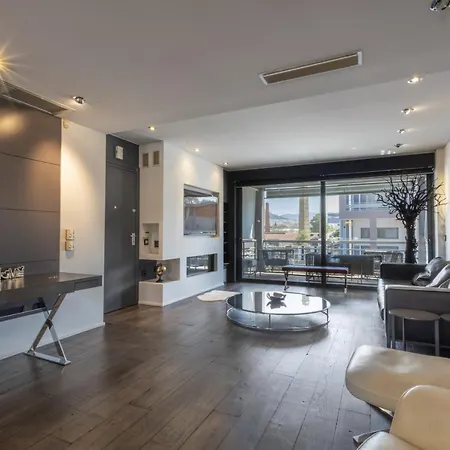Apartment Luxury Industrial Style In Gazi Square Athens